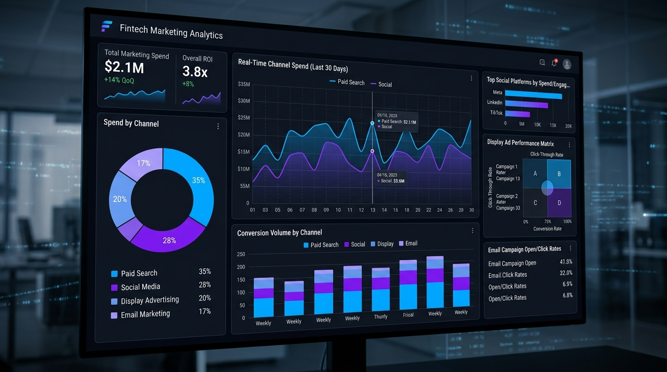Digital Bank Marketing Analytics Dashboard