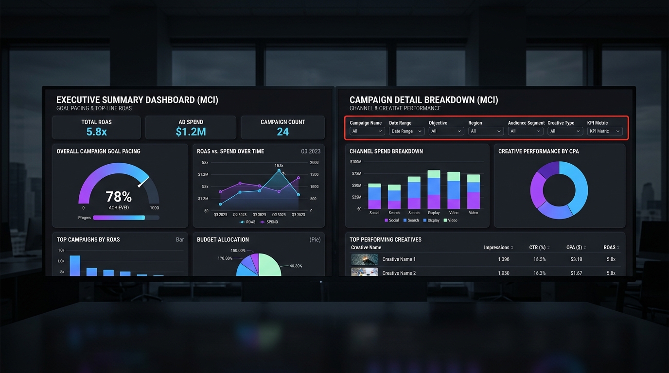 Executive and Campaign Dashboards