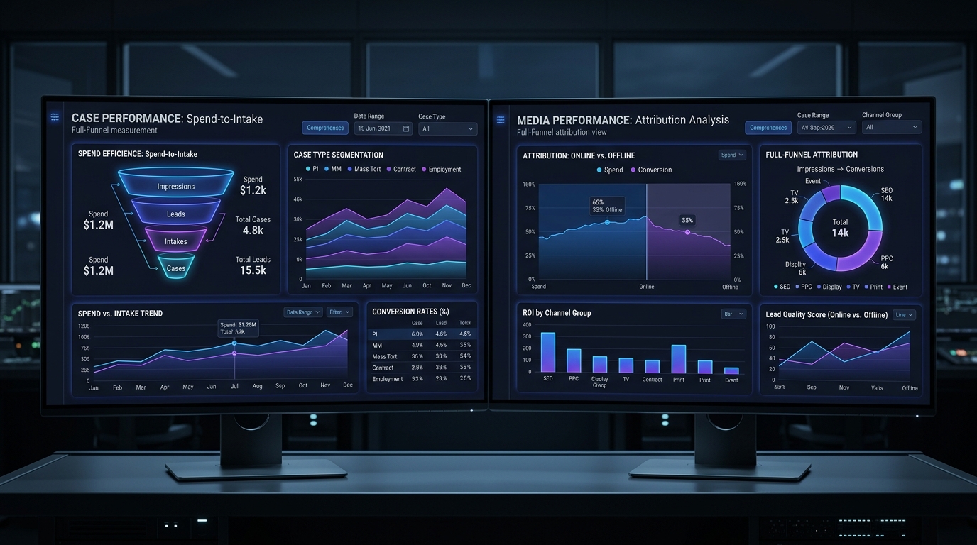 Case and Media Performance Dashboards